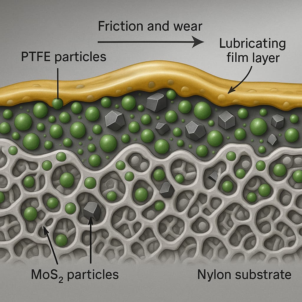 تعديل مقاومة الاحتكاك والتآكل للنايلون: مبادئ تصميم المواد لأنظمة التشحيم الذاتي