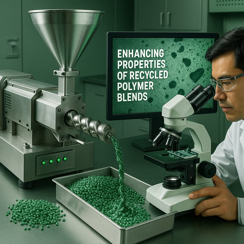 تعزيز خصائص واستقرار النايلون المعاد تدويره من خلال تقنية المزج