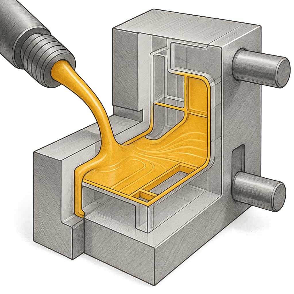 مزايا صب مواد النايلون عالية التدفق: تصميم العملية واتجاهات تطبيق الهياكل ذات الجدران الرقيقة